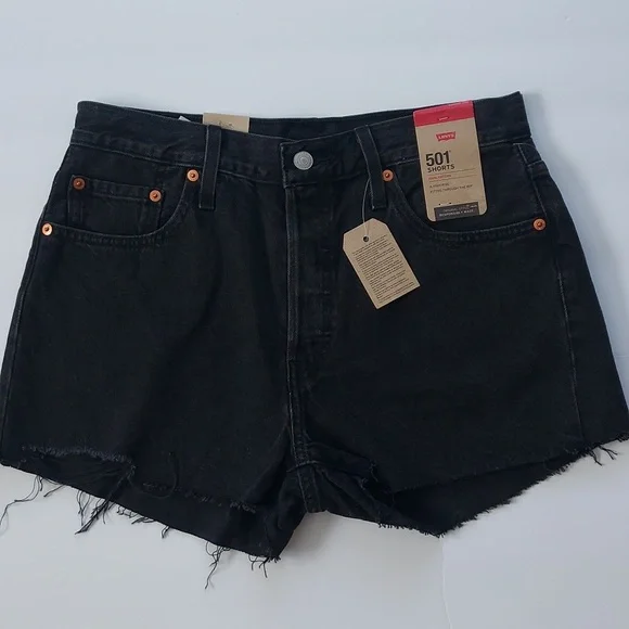 Levi's 501 High Rise Shorts - Picture 3 of 10